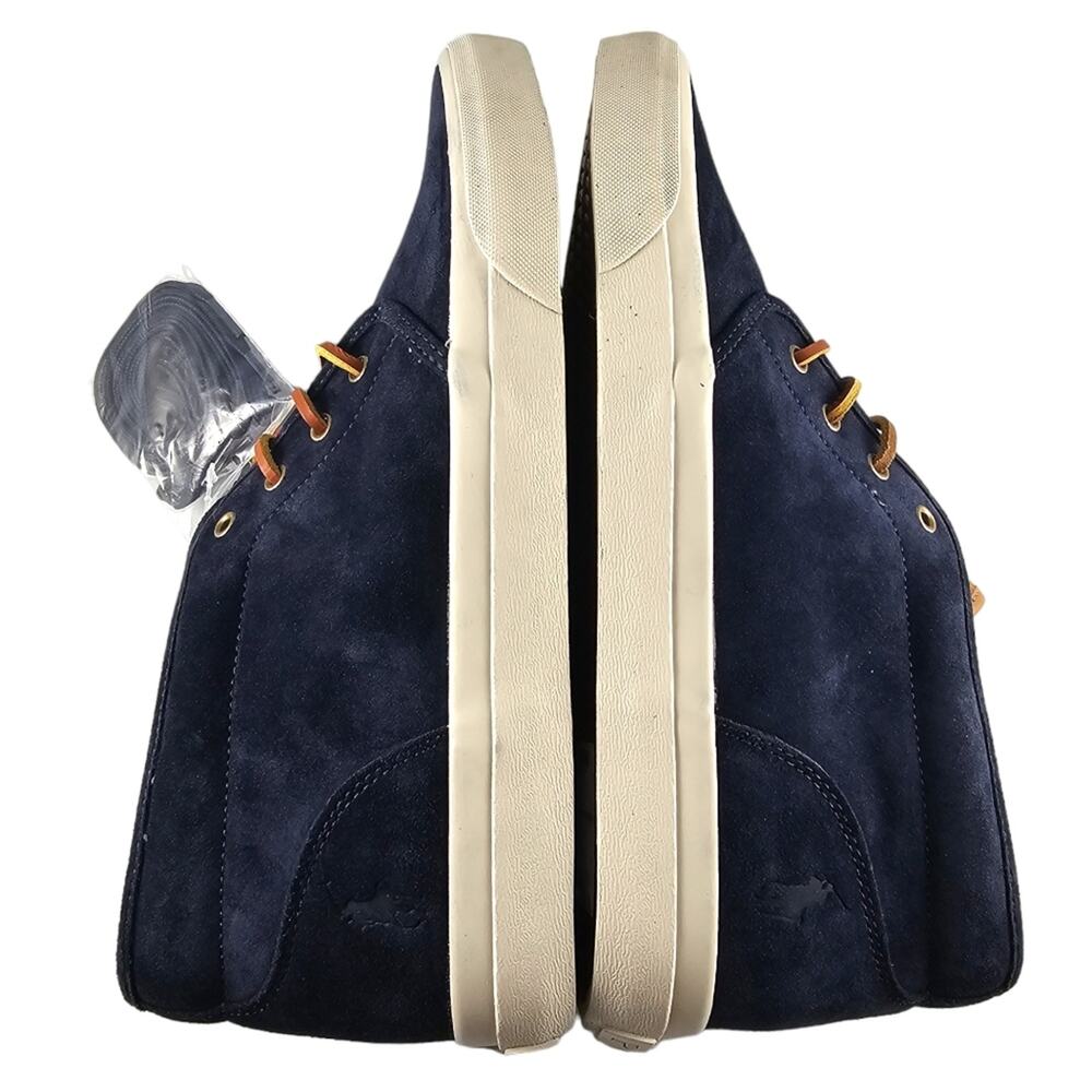 NWOT Polo Ralph Lauren Shoes Mens Size 13 Chukka Boots Blue Suede Keaton - Picture 4 of 16